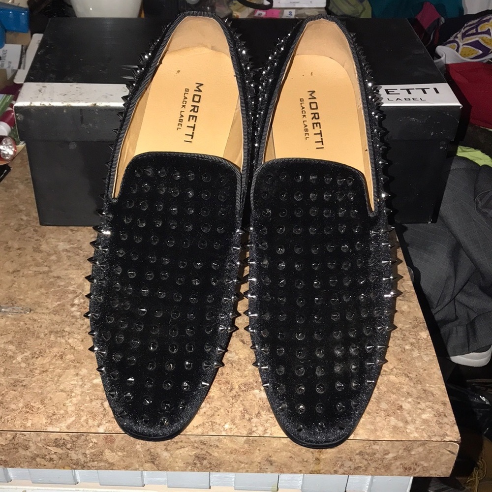 Men’s Studded Moretti Dress Loafers